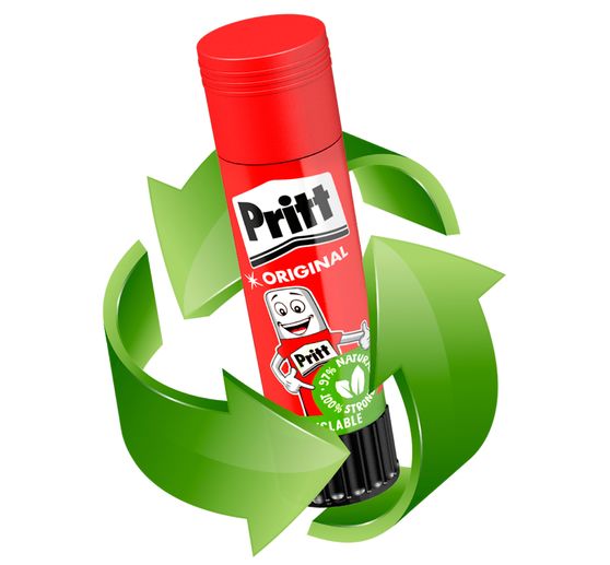 Pritt Glue sticks 2x 22 g, plus eraser