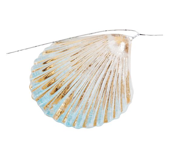 Ghirlanda di conchiglie con perle