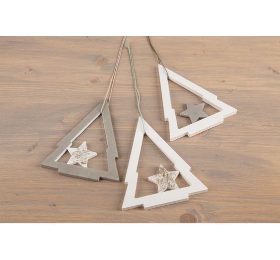 Silicone casting mould "Tealight tree and stars"