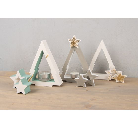 Silicone casting mould "Tealight tree and stars"