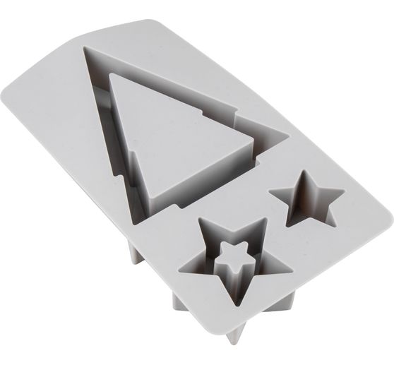 Silicone casting mould "Tealight tree and stars"