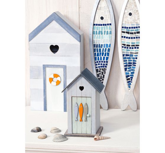 Wooden fish with frame