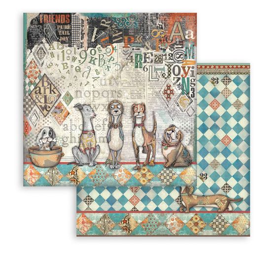 Blocco di scrapbook "Furry Friends"