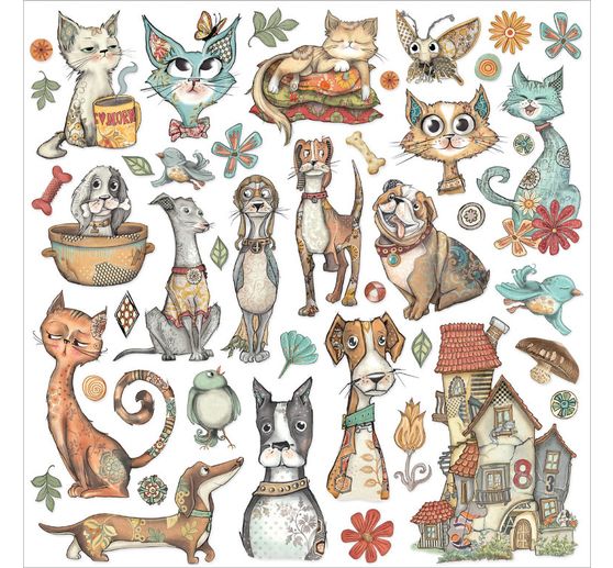 Blocco di scrapbook "Furry Friends"