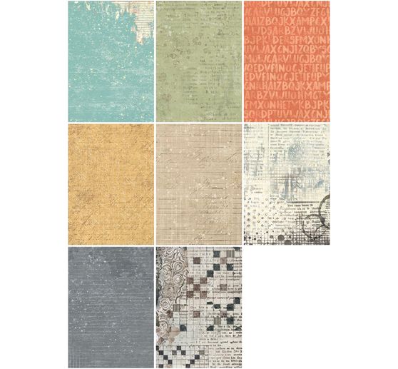 Motif straw silk backgrounds "Furrry Friends"