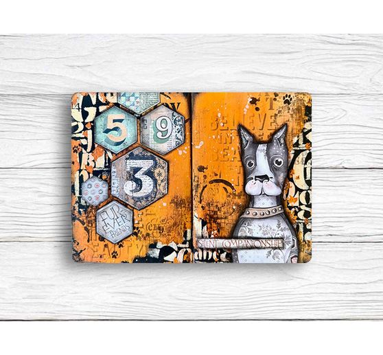 Stencil "Furry Friends - Coffee Prints"