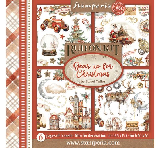 Assortimento di Rub On "Gear up for Christmas"