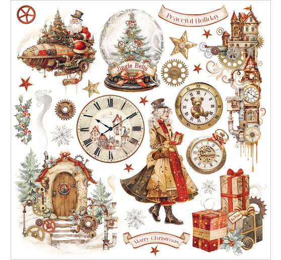 Assortimento di Rub On "Gear up for Christmas"