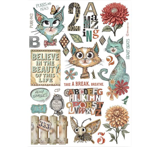 Washi Pad "Furry Friends"