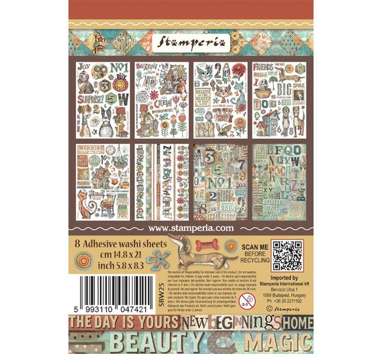 Washi Pad "Furry Friends"