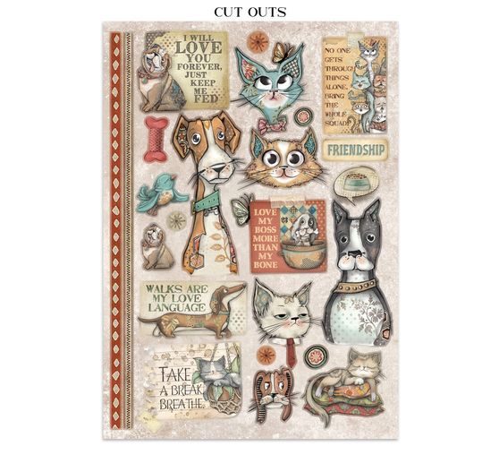 Junk Journal Book "Furry Friends"