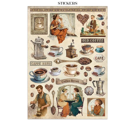 Junk Journal Book "Coffee and Chocolate"