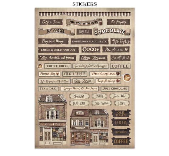 Junk Journal Book "Coffee and Chocolate"