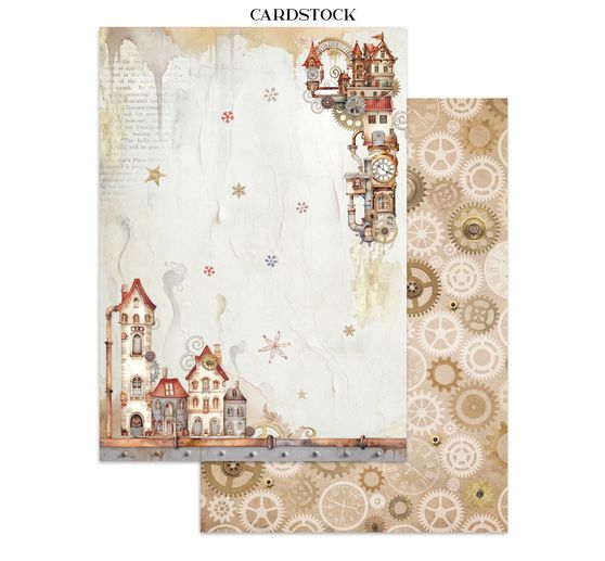 Junk Journal Book "Gear Up for Christmas"