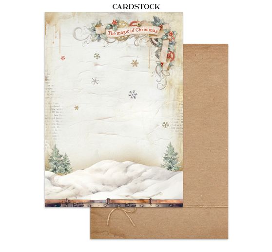 Junk Journal Book "Gear Up for Christmas"