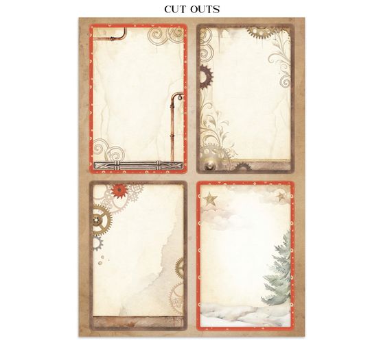 Junk Journal Book "Gear Up for Christmas"