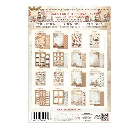 Junk Journal Book "Gear Up for Christmas"