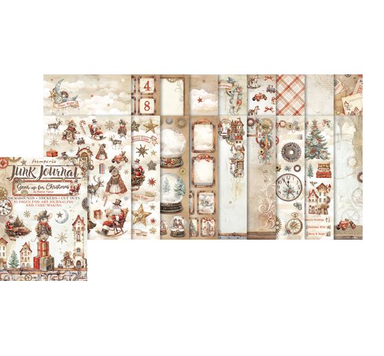 Junk Journal Book "Gear Up for Christmas"