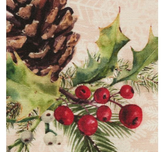 Cotton fabric "Xmas", acrylic coated