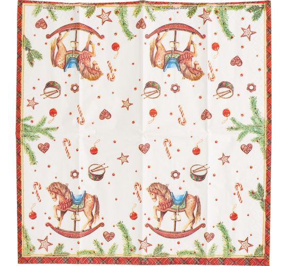 Paper handkerchiefs "Classic Rocking Horse"