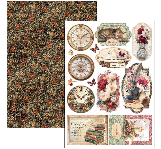 Set di carta "Book Lovers"