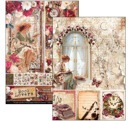 Set di carta "Book Lovers"