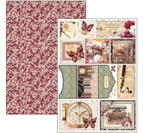 Set di carta "Book Lovers"