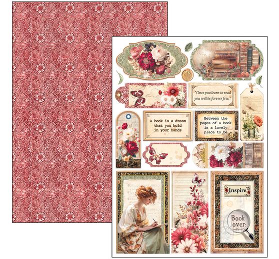 Set di carta "Book Lovers"