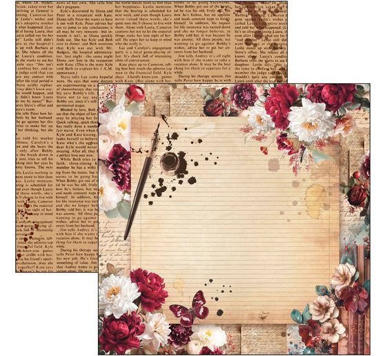 Carta per scrapbook "Book Lovers"