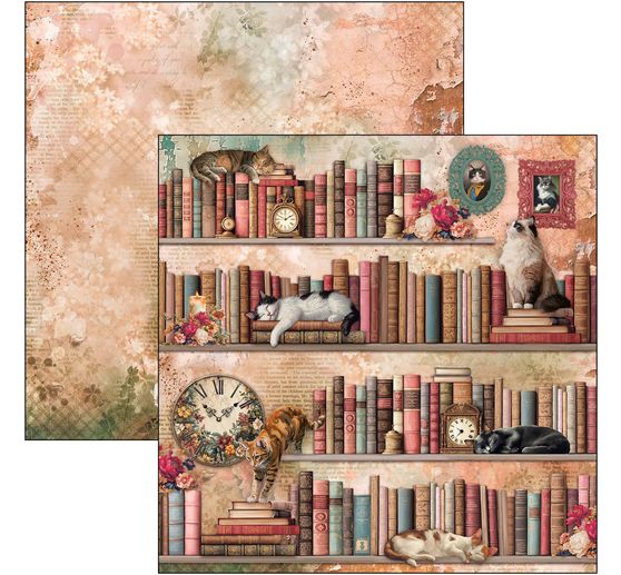 Carta per scrapbook "Book Lovers"