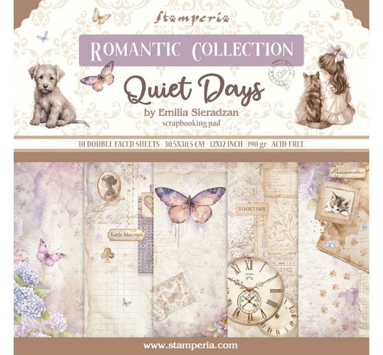 Blocco di scrapbook "Quiet Days"