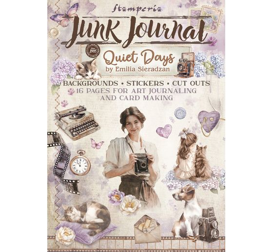 Junk Journal Book "Quiet Days"