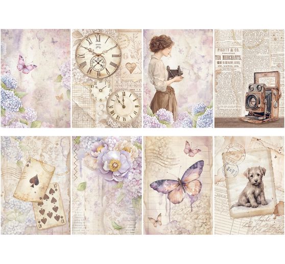 Motif straw silk assortment "Quiet Days"