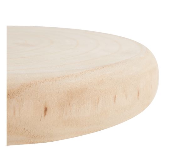 Wooden disc "Round", white washed