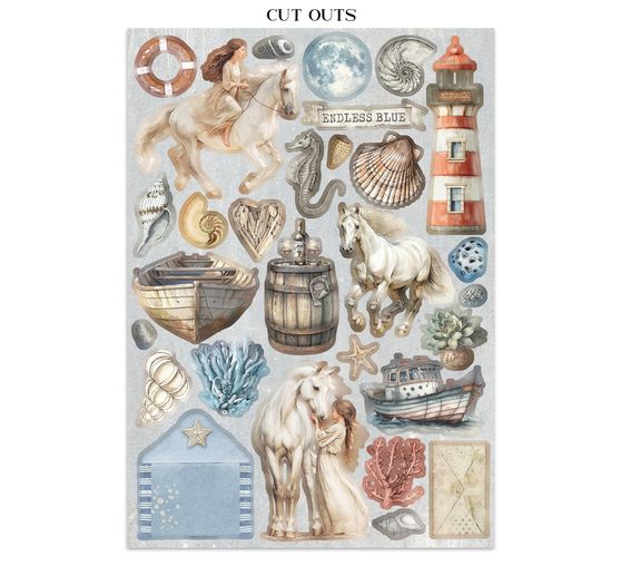 Junk Journal Book "Silent Sea"