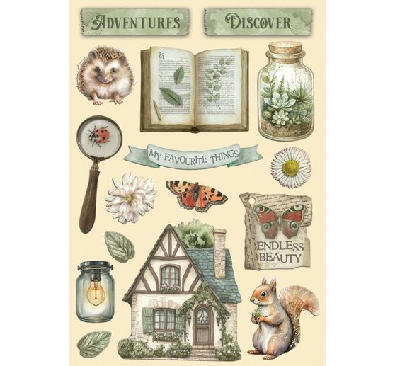 Lasercut motifs "Herbarium Silvae"