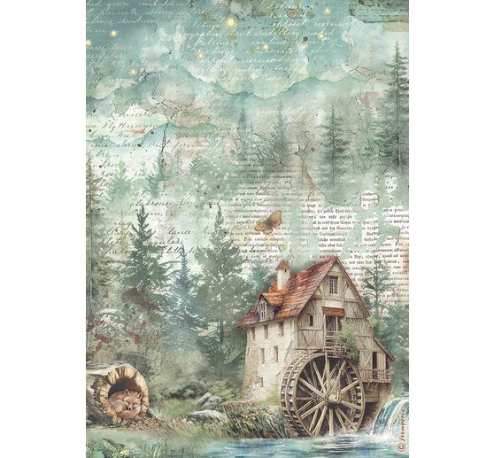 Motif straw silk assortment "Herbarium Silvae", set of 6