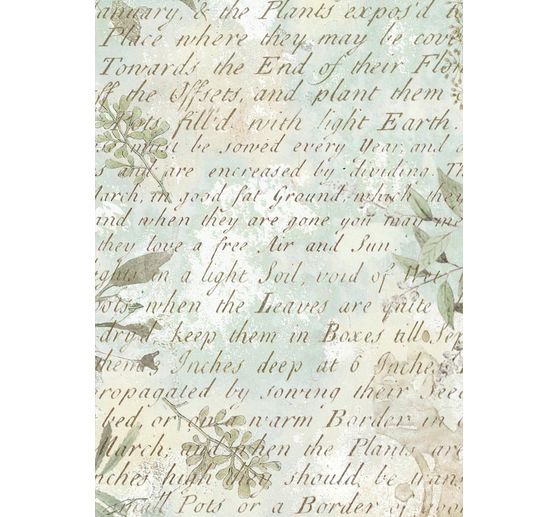 Motif straw silk backgrounds "Herbarium Silvae", set of 8