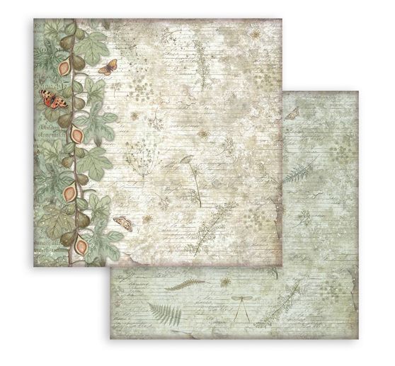 Blocco di scrapbook "Herbarium Silvae Backgrounds"