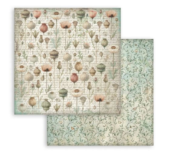 Blocco di scrapbook "Herbarium Silvae Backgrounds"