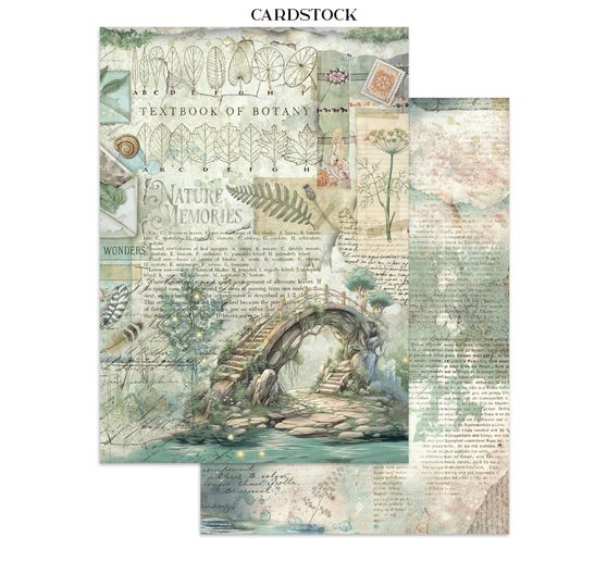 Junk Journal Book "Herbarium Silvae"