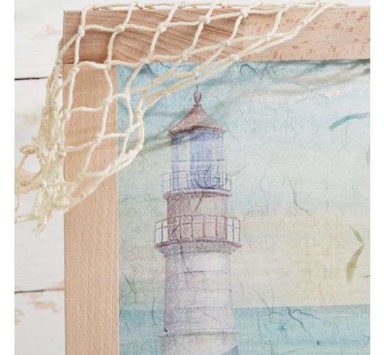 VBS Nastro in rete da pesca, naturale, 13 x 100 cm