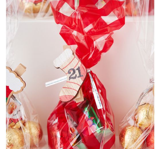 Bottom gusset bag "Transparent" with sealing strip