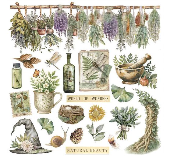 Assortimento di Rub On "Herbarium Silvae"