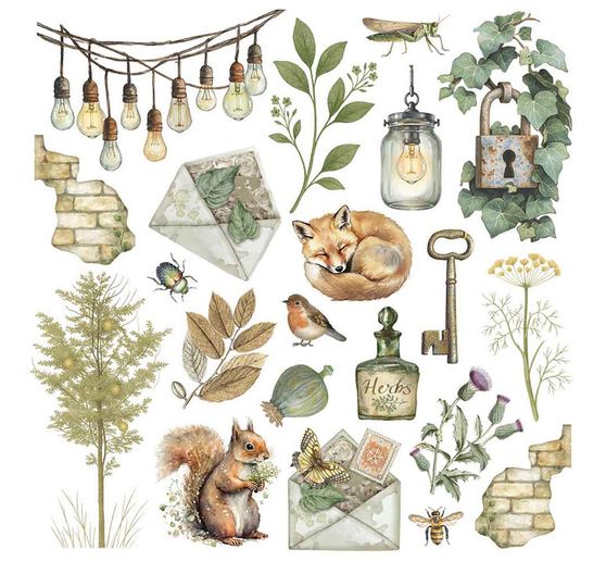 Assortimento di Rub On "Herbarium Silvae"