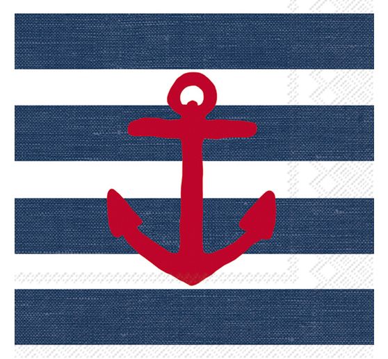 Napkin "Anchor blue"
