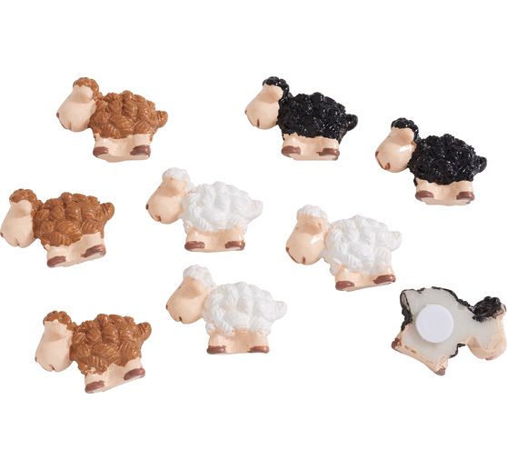 VBS Scatter decorations "Sheep", with adhesive dot