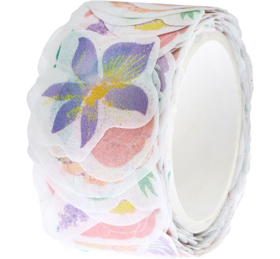 Washi sticker "Fiori pastello"