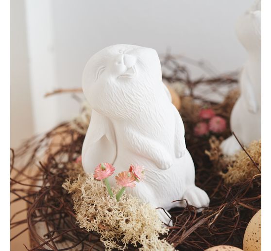 Wooden decorative panel with bark, on feet, natural