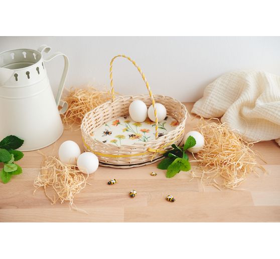 Kit per lavoretti rattan VBS "Cestino ovale"